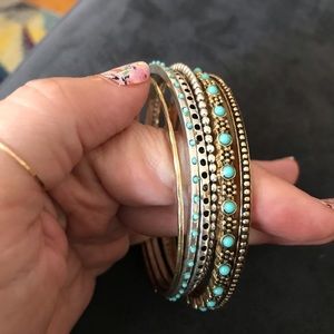 Set of Lucky brand bangles